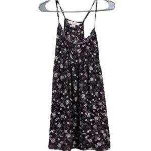 Victoria's Secret Women's Slip Chemise Floral Purple Sexy Dress.‎ Size Medium.